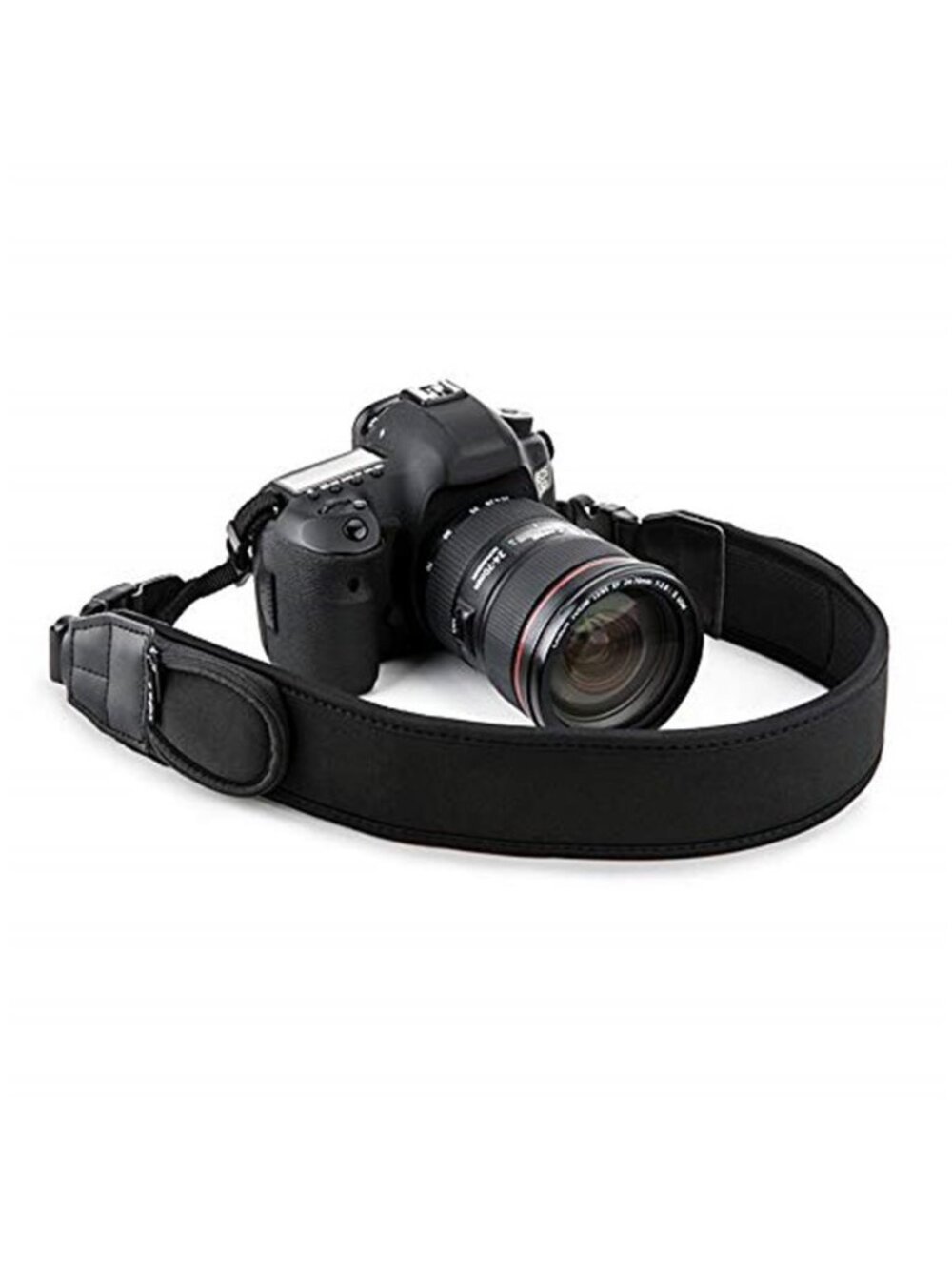 DSLR Camera Neck Strap, Neoprene Strap for Canon Nikon Sony w/Pockets